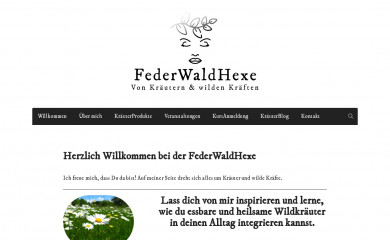 federwaldhexe.de screenshot