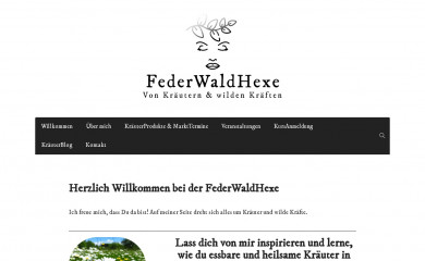 federwaldhexe.de screenshot