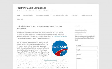 fedrampaudit.com screenshot