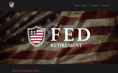 fedretirementedu.com screenshot