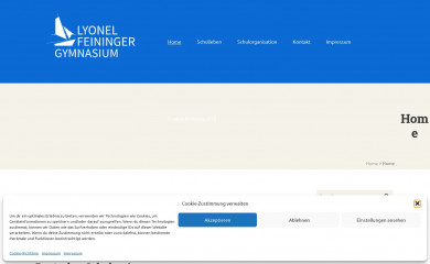 feininger-gymnasium.de screenshot