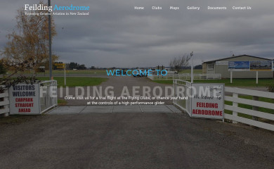feildingaerodrome.co.nz screenshot
