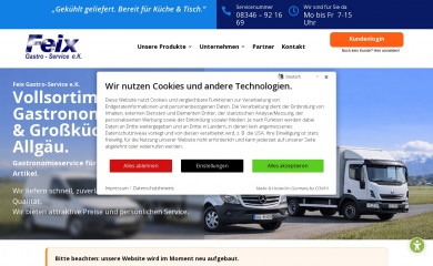 feix-gastro-service.de screenshot