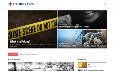 felonies.org screenshot