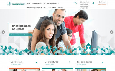 felipevillanueva.edu.mx screenshot