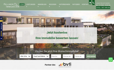fellnerimmobilien.com screenshot