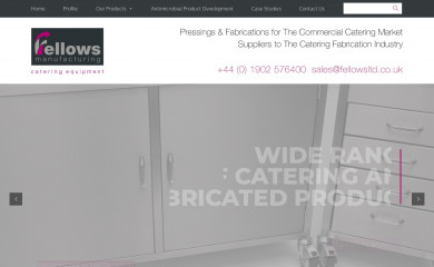 fellowscateringequipment.co.uk screenshot
