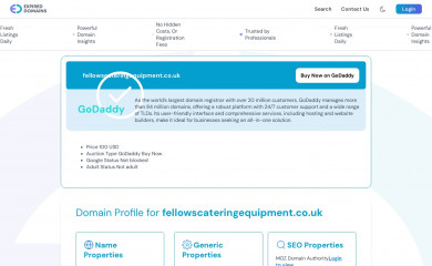 fellowscateringequipment.co.uk screenshot