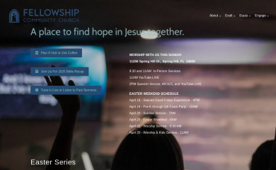 fellowshipspringhill.org screenshot