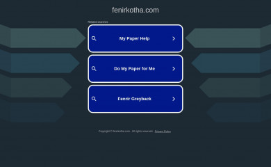 fenirkotha.com screenshot