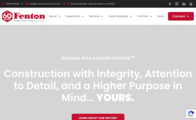 fentonconstruction.com screenshot