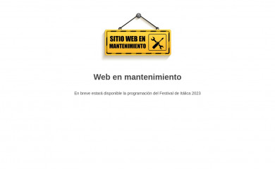 festivalitalica.es screenshot