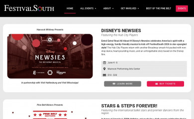 festivalsouth.org screenshot