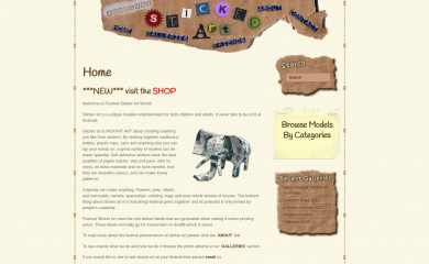 festivalstickerart.com screenshot