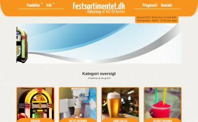 festsortimentet.dk screenshot