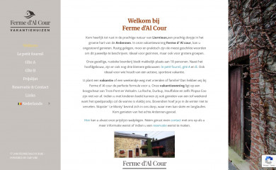 fermedalcour.be screenshot