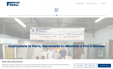 ferallinfissi.it screenshot