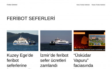 feribotseferi.com screenshot