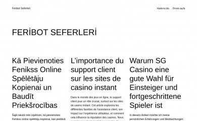 feribotseferi.com screenshot
