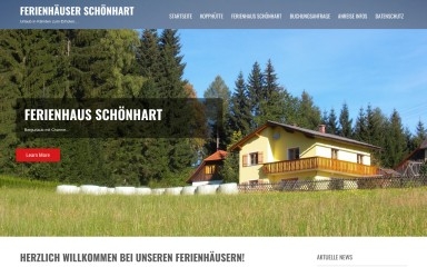 ferienhaeuser-schoenhart.at screenshot