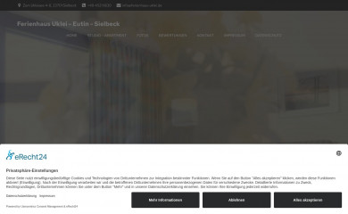 ferienhaus-uklei.de screenshot