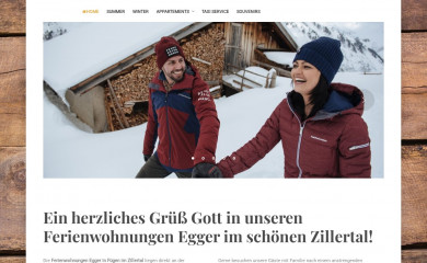 ferienwohnung-egger.at screenshot