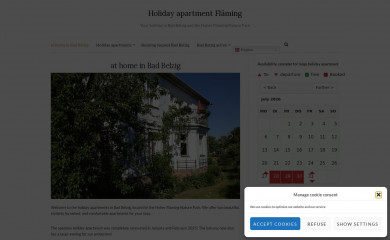 ferienwohnung-flaeming.com screenshot