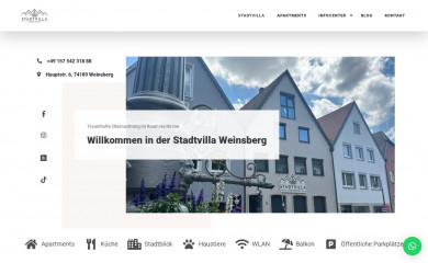 ferienwohnungen-weinsberg.de screenshot