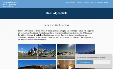 ferienwohnungen-alpenblick-kals.at screenshot