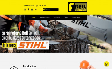 ferreteriabell.com.co screenshot