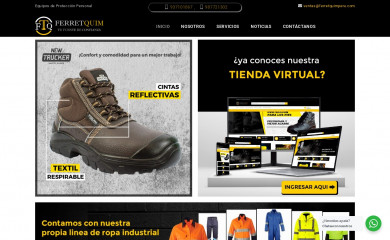 ferretquimperu.com screenshot