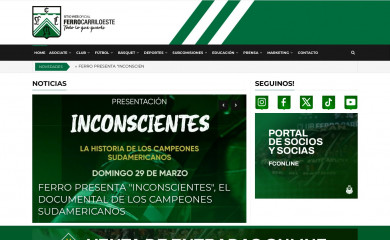 ferrocarriloeste.org.ar screenshot