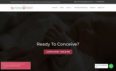 fertilitydost.com screenshot