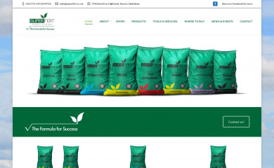 fertilizer.co.zw screenshot