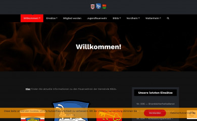 feuerwehr-biblis.de screenshot