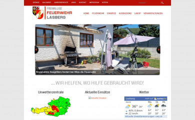 feuerwehr-lasberg.at screenshot