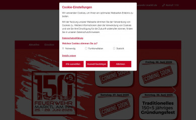 feuerwehr-marktl.de screenshot
