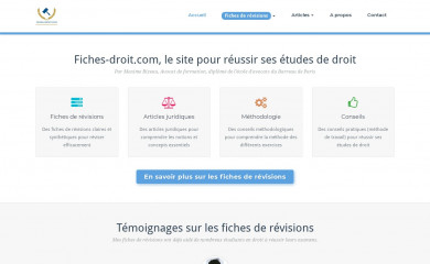 fiches-droit.com screenshot