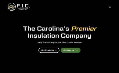 ficsprayfoam.com screenshot