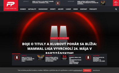 fightportal.sk screenshot