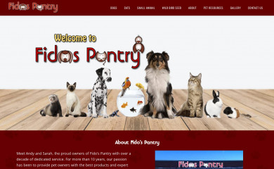 fidospantry.com screenshot