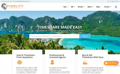 fidelityrealestate.com screenshot