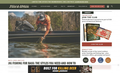 fieldandstream.com screenshot