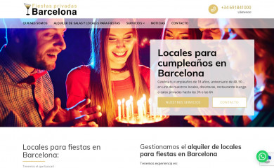 fiestasprivadasbarcelona.com screenshot