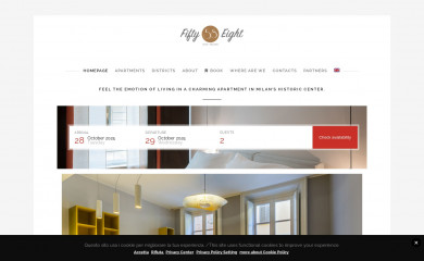 fiftyeightmilano.it screenshot
