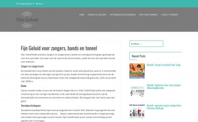 fijngeluid.nl screenshot