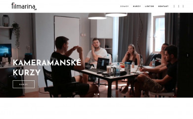 filmarinakurzy.sk screenshot