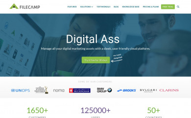 filecamp.com screenshot
