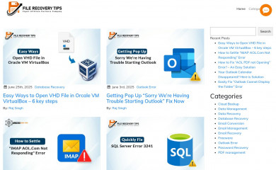 filerecoverytips.com screenshot