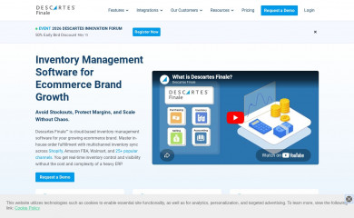 finaleinventory.com screenshot